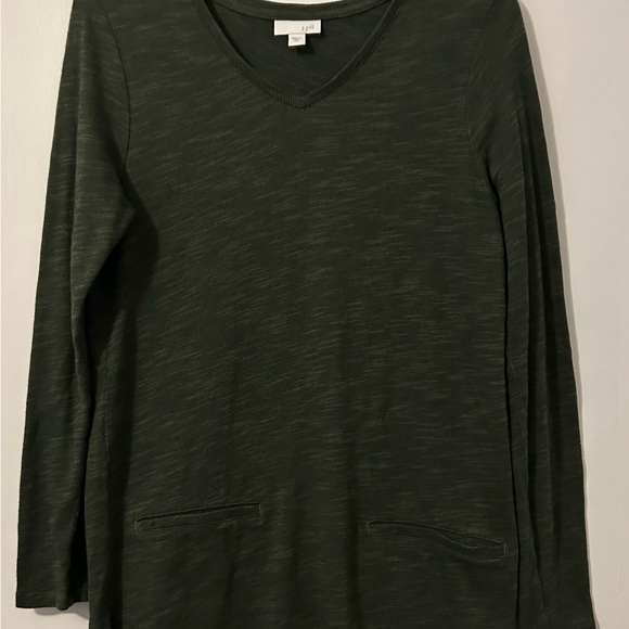 J. Jill Women's Green Shirt Dress Top - Picture 1 of 6